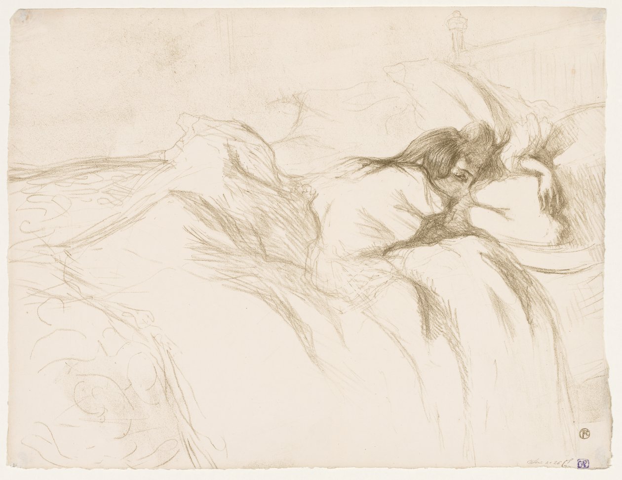 Elles: Woman Sleeping by Henri de Toulouse-Lautrec