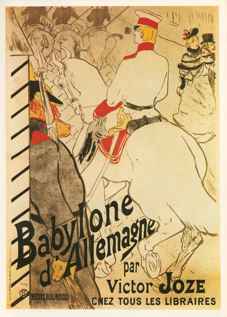 Babylon of Germany (litho) by Henri de Toulouse-Lautrec