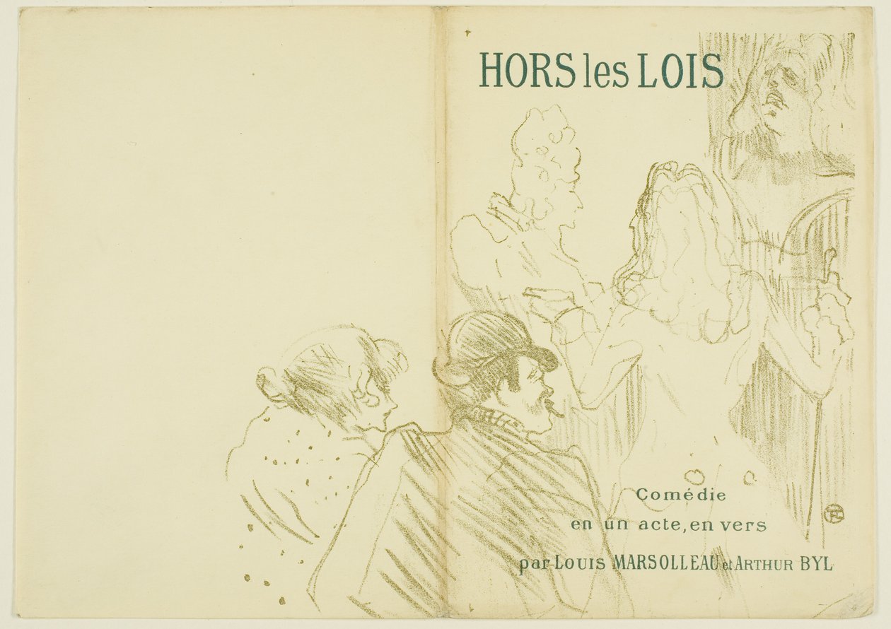 Homage to Molière by Henri de Toulouse-Lautrec