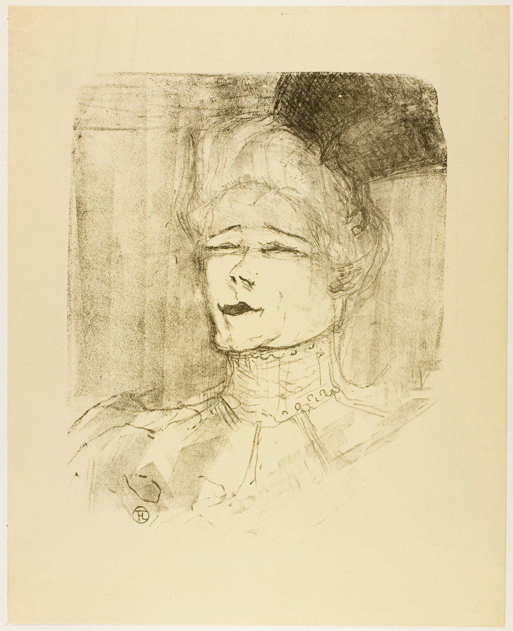 Jeanne Granier, from Thirteen Lithographs by Henri de Toulouse-Lautrec