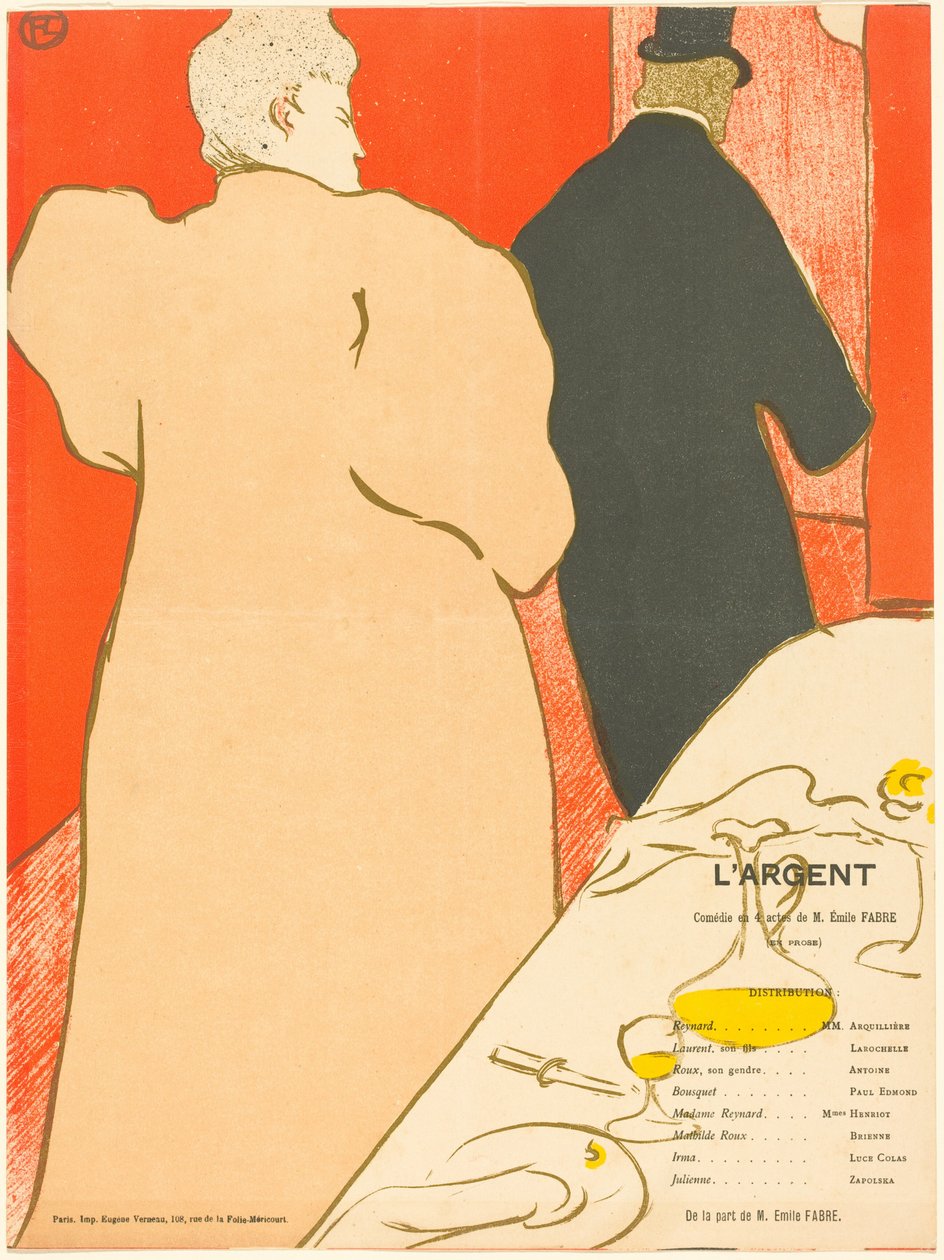 Money by Henri de Toulouse-Lautrec