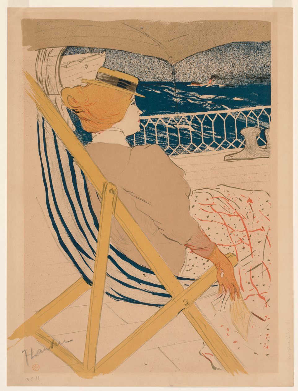 The Passenger of 54 by Henri de Toulouse-Lautrec