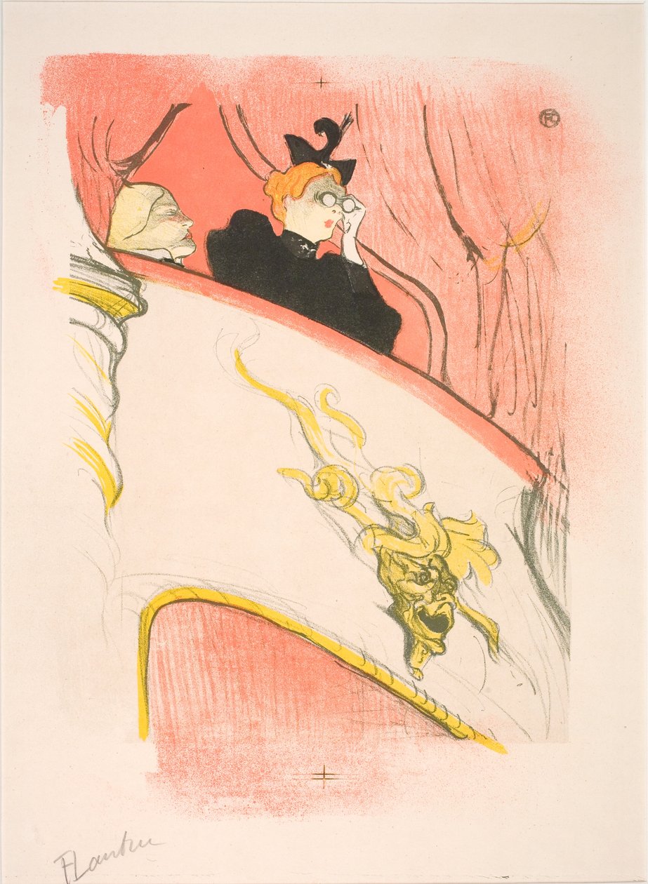The Box with the Golden Mask by Henri de Toulouse-Lautrec