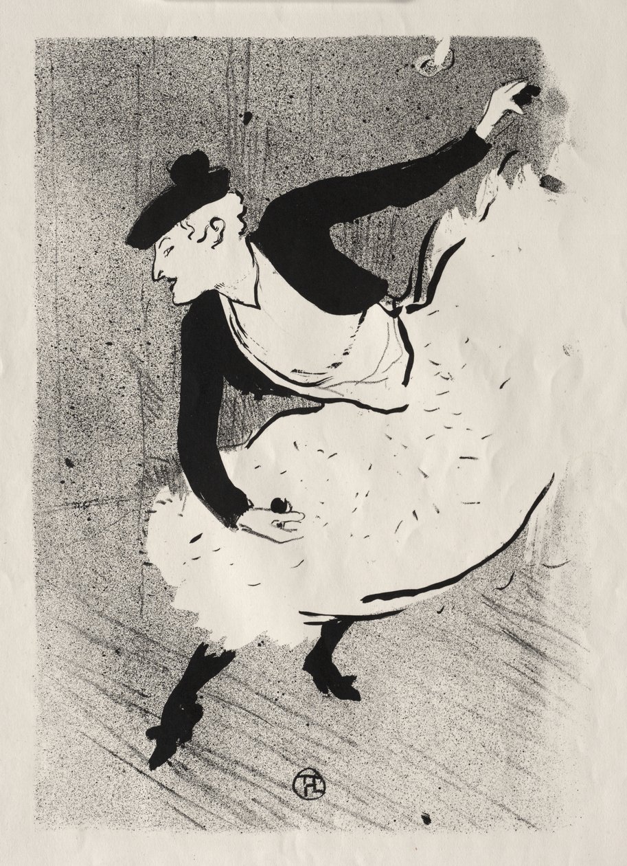 The Café-concert: Edmée Lescot by Henri de Toulouse-Lautrec