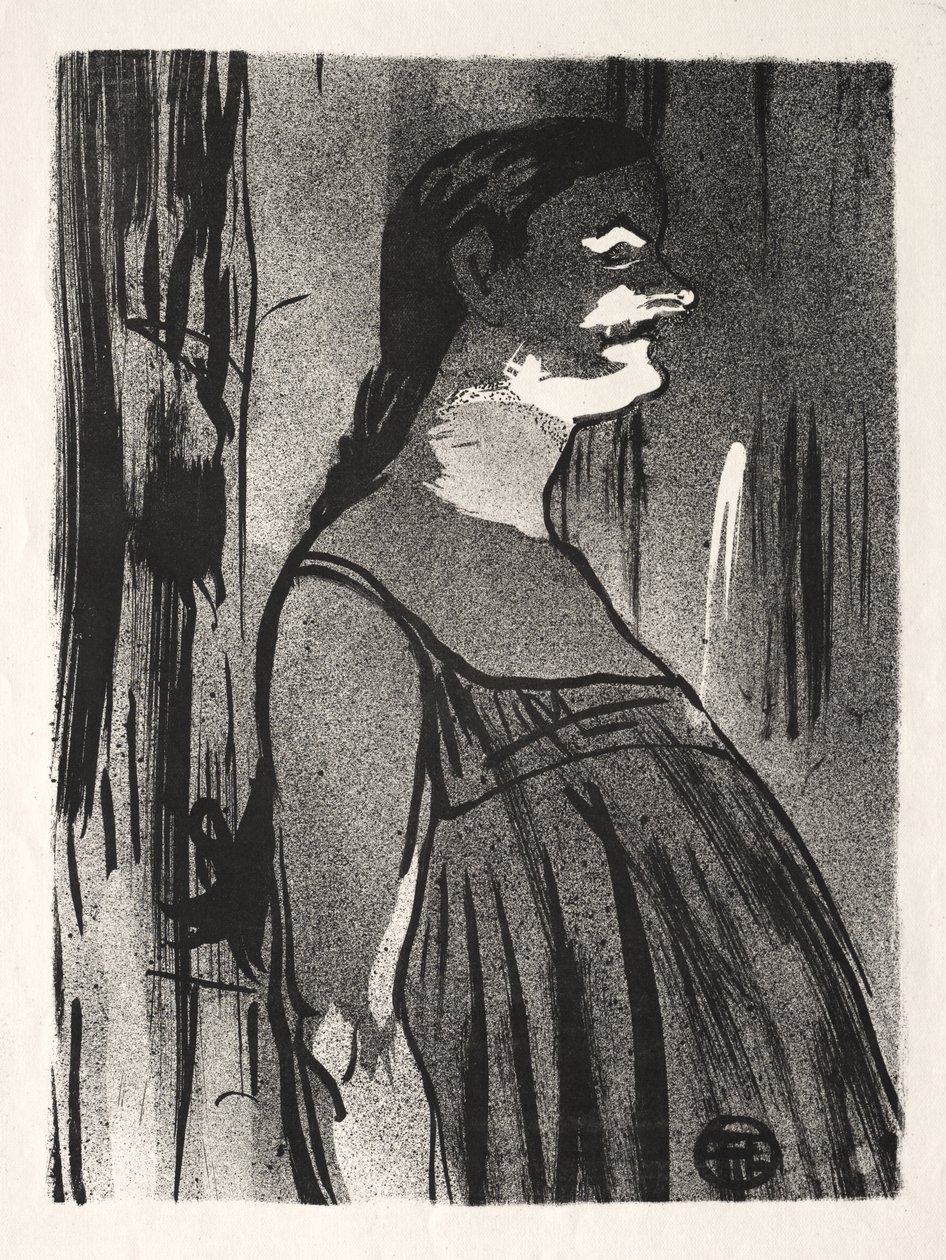 The Café-concert: Mme. Abdala by Henri de Toulouse-Lautrec