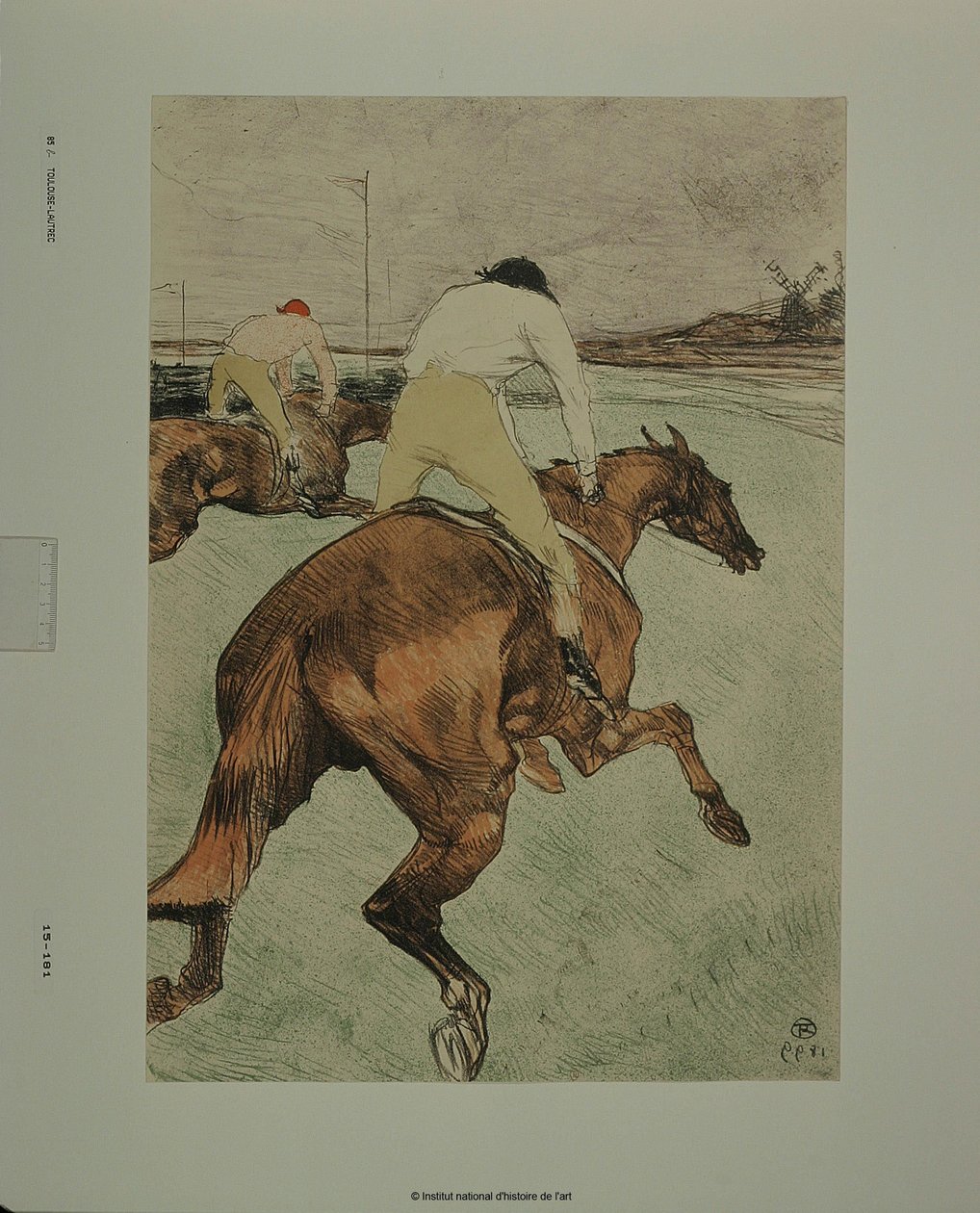 The Jockey [proof b] by Henri de Toulouse-Lautrec
