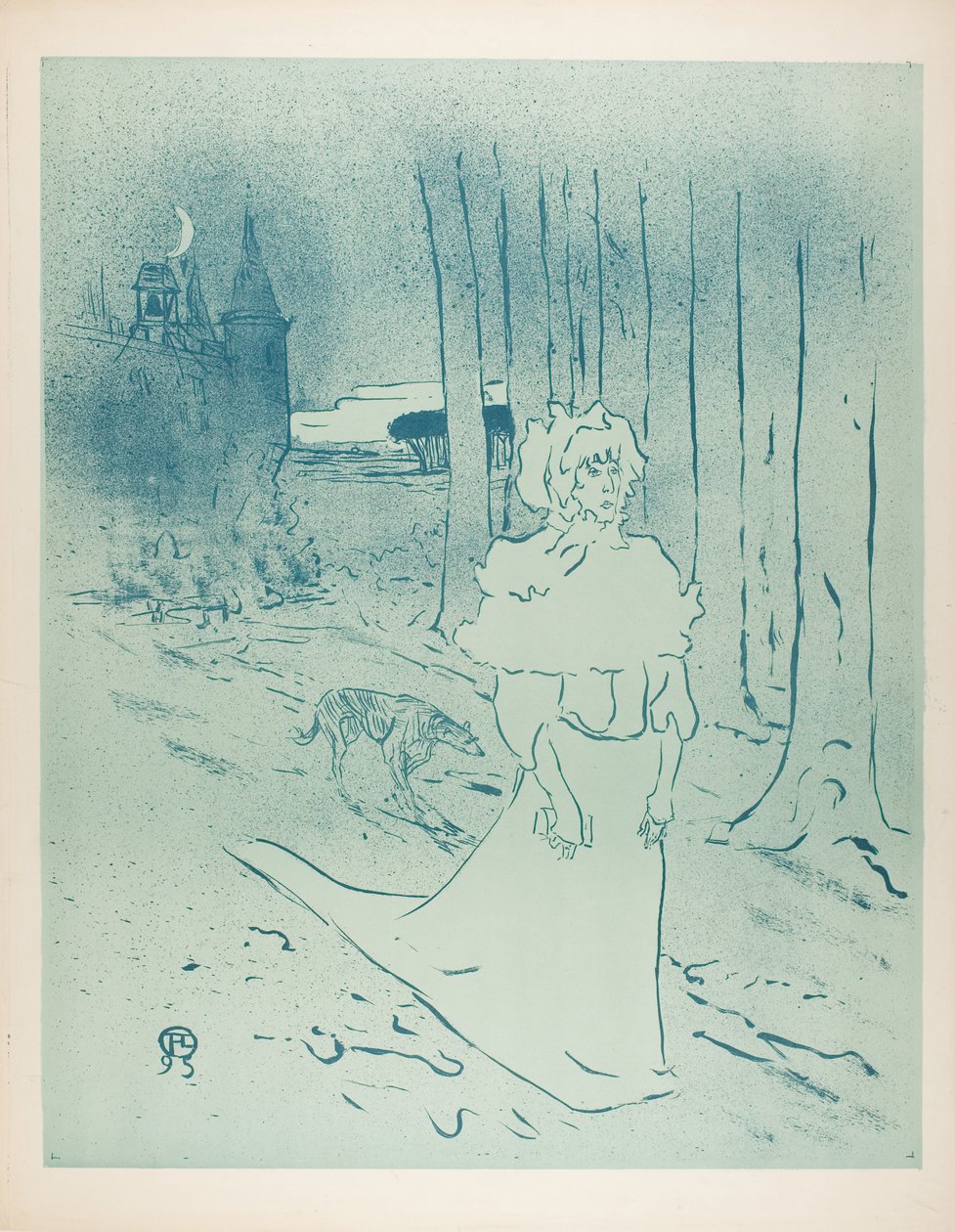 The Alarm Bell by Henri de Toulouse-Lautrec