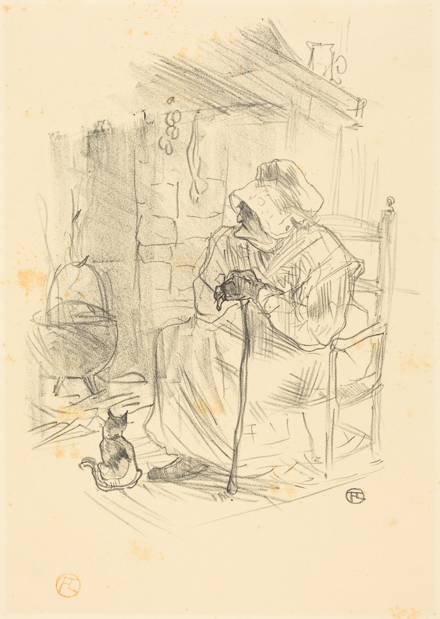The Secret by Henri de Toulouse-Lautrec