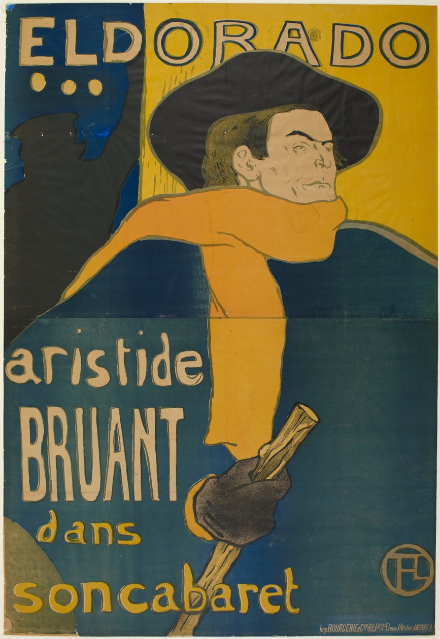 The Ambassadors: Aristide Bruant by Henri de Toulouse-Lautrec