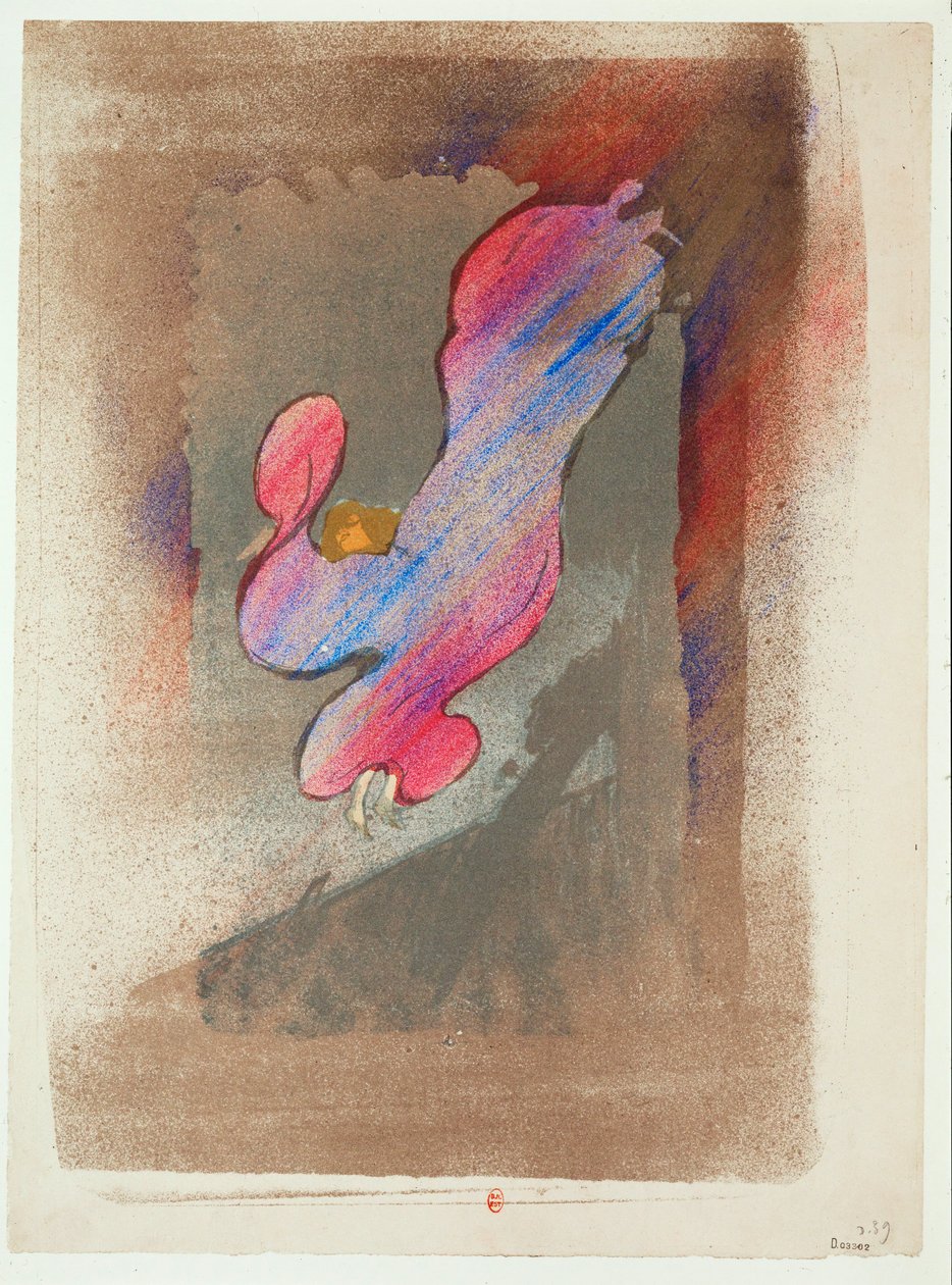 Loie Fuller by Henri de Toulouse-Lautrec