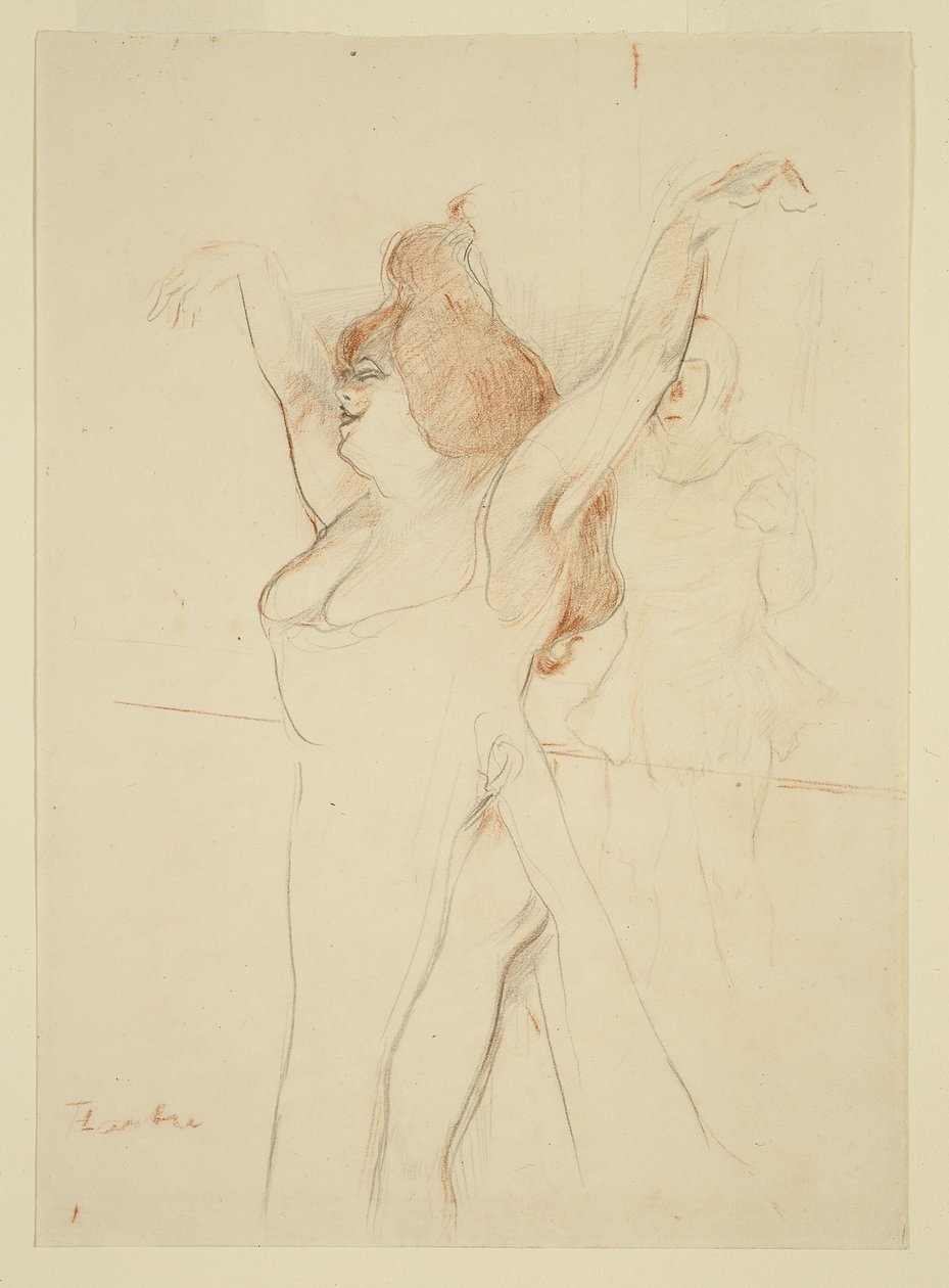 Mademoiselle Cocyle as Helen of Troy in La Belle Helene by Henri de Toulouse Lautrec