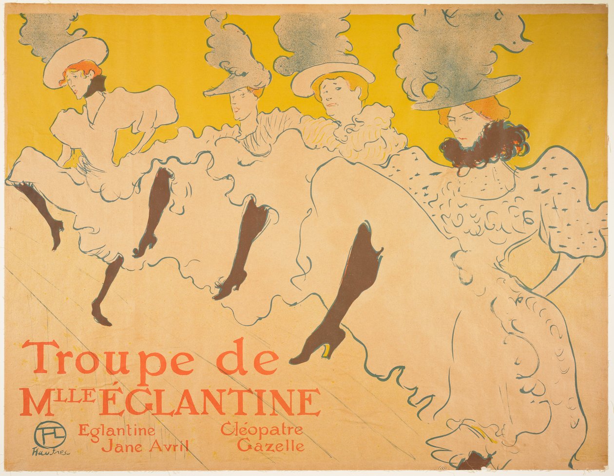 Mademoiselle Eglantine’s Troupe by Henri de Toulouse-Lautrec