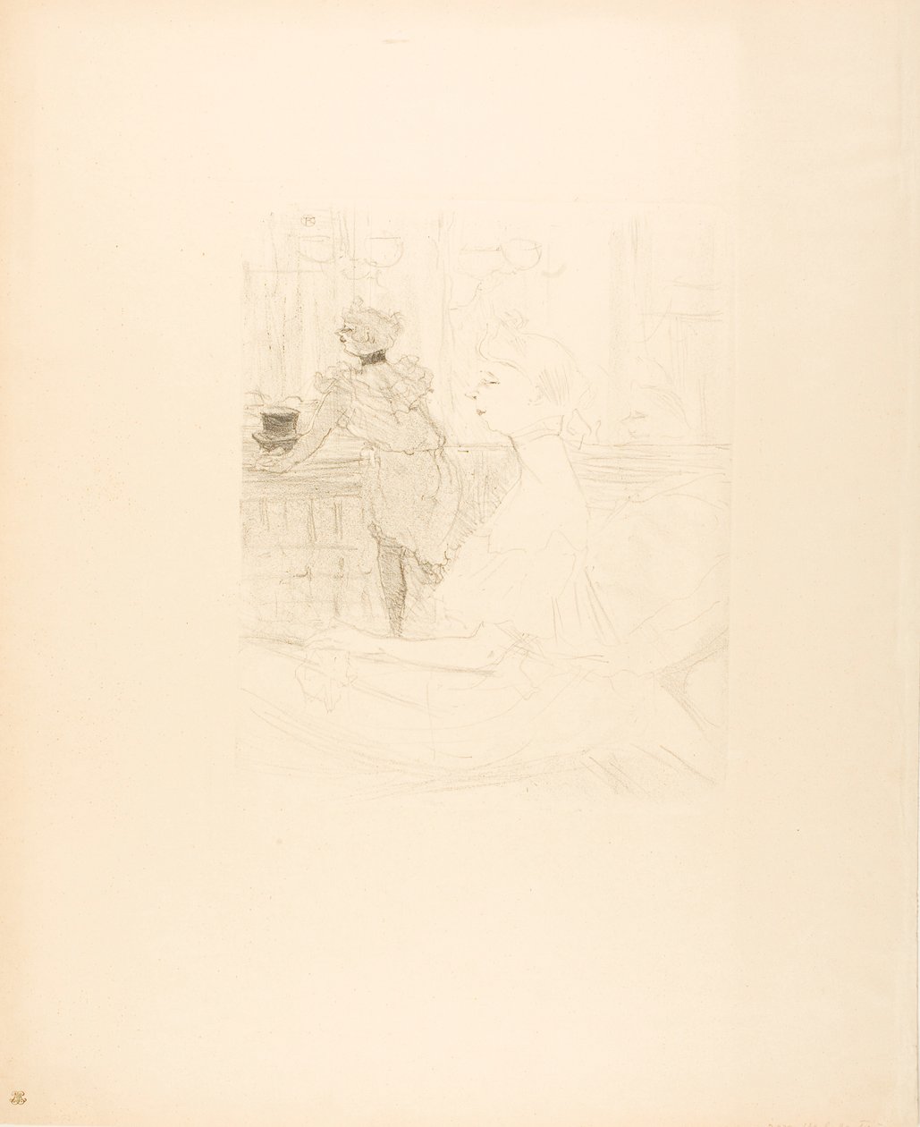 Mademoiselle Leconte by Henri de Toulouse-Lautrec