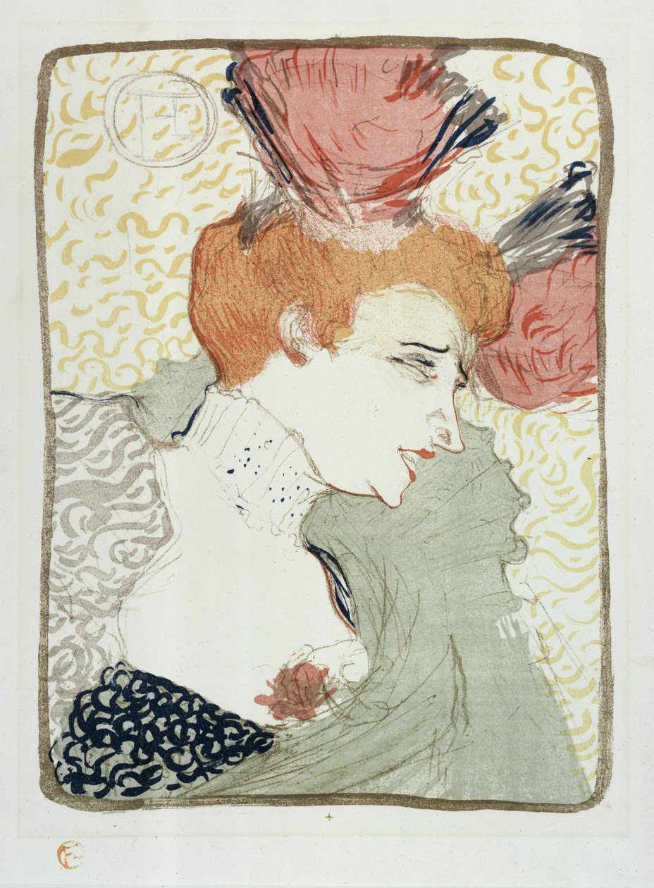 Marcelle Lender in Bust by Henri de Toulouse-Lautrec