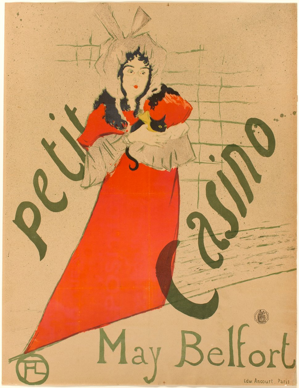 May Belfort by Henri de Toulouse-Lautrec