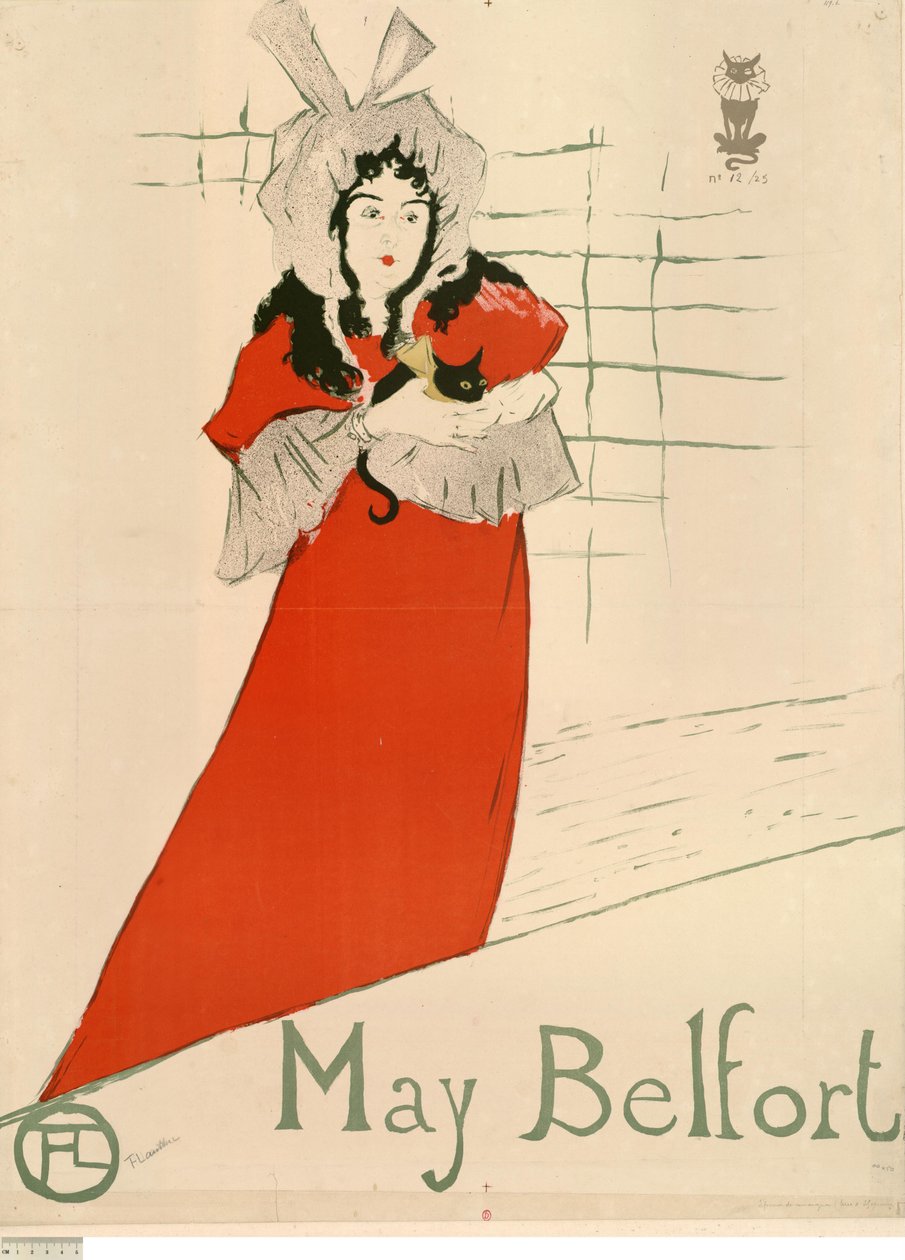 May Belfort by Henri de Toulouse-Lautrec