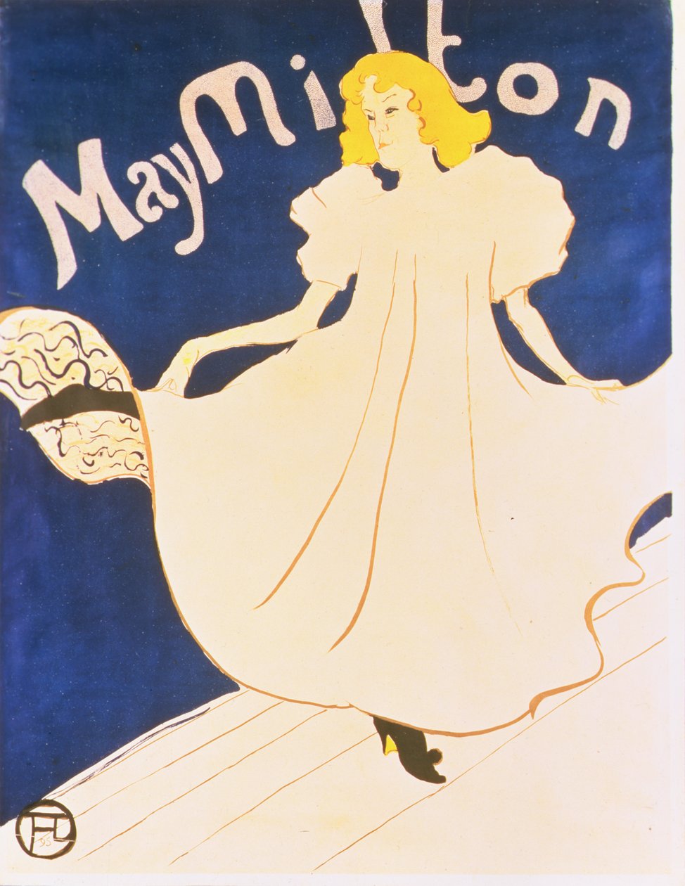 May Milton by Henri de Toulouse-Lautrec