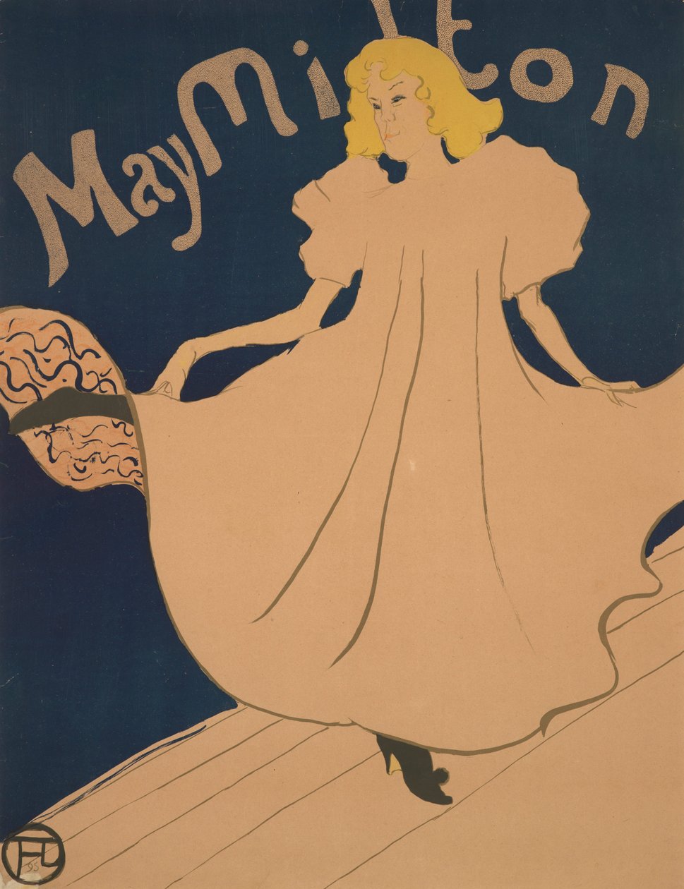 May Milton by Henri de Toulouse-Lautrec
