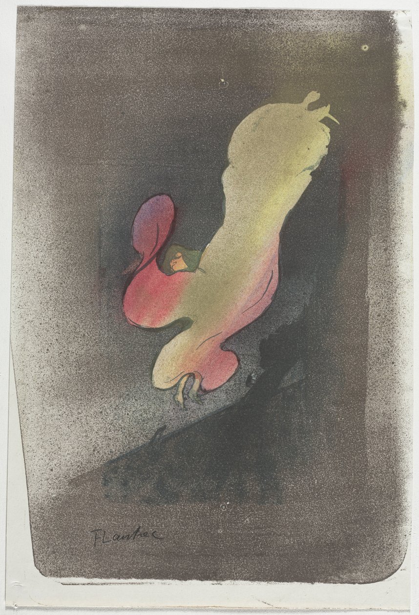 Miss Loïe Fuller by Henri de Toulouse-Lautrec