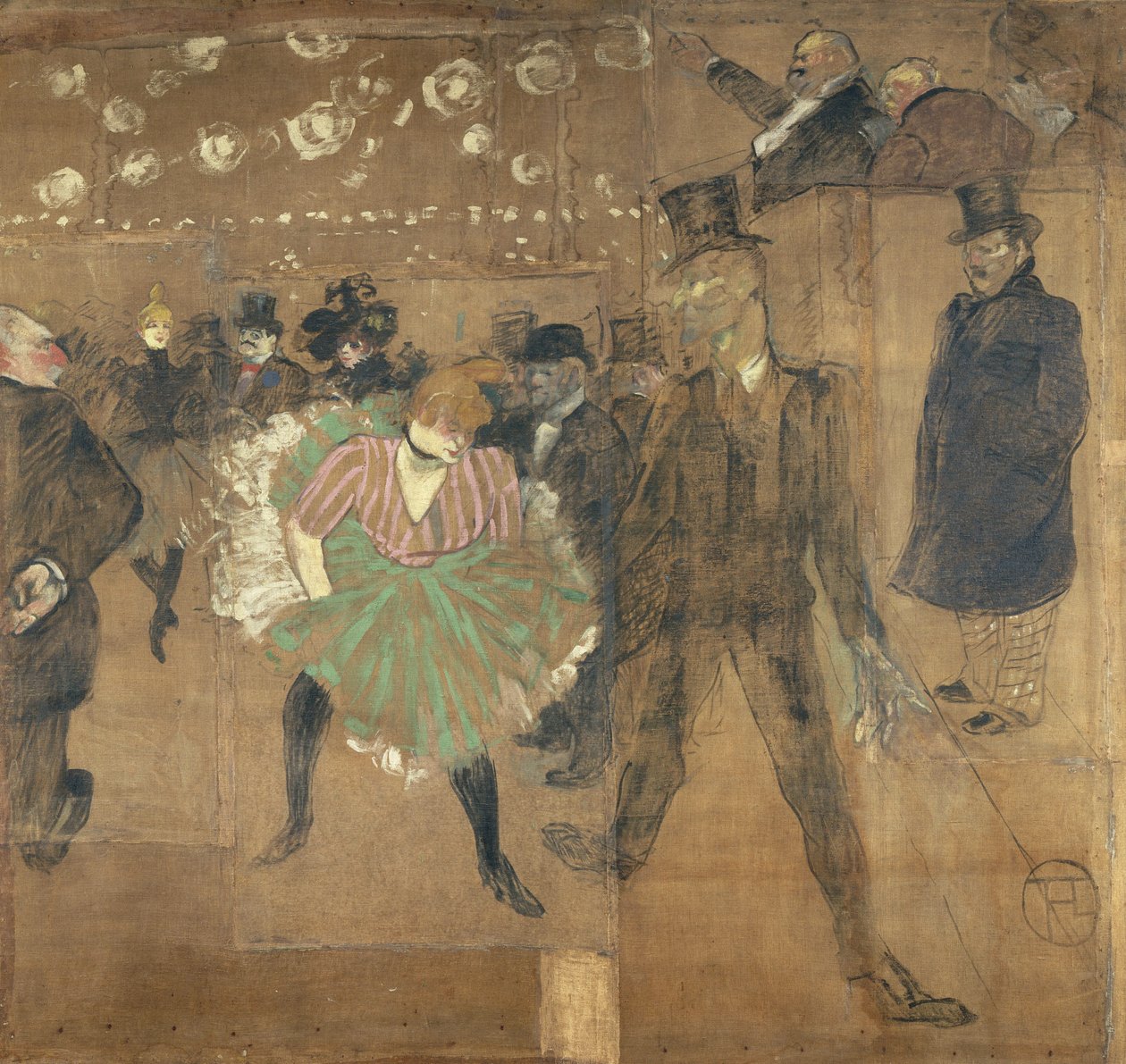 Panels for the Booth of La Goulue, at the Foire du Trône in Paris by Henri de Toulouse-Lautrec