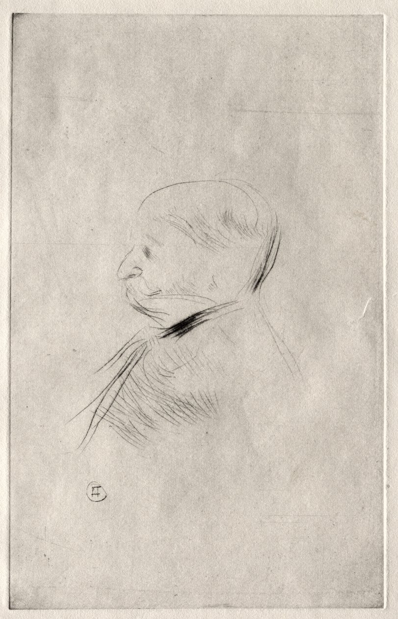Portrait of Mr. X by Henri de Toulouse-Lautrec