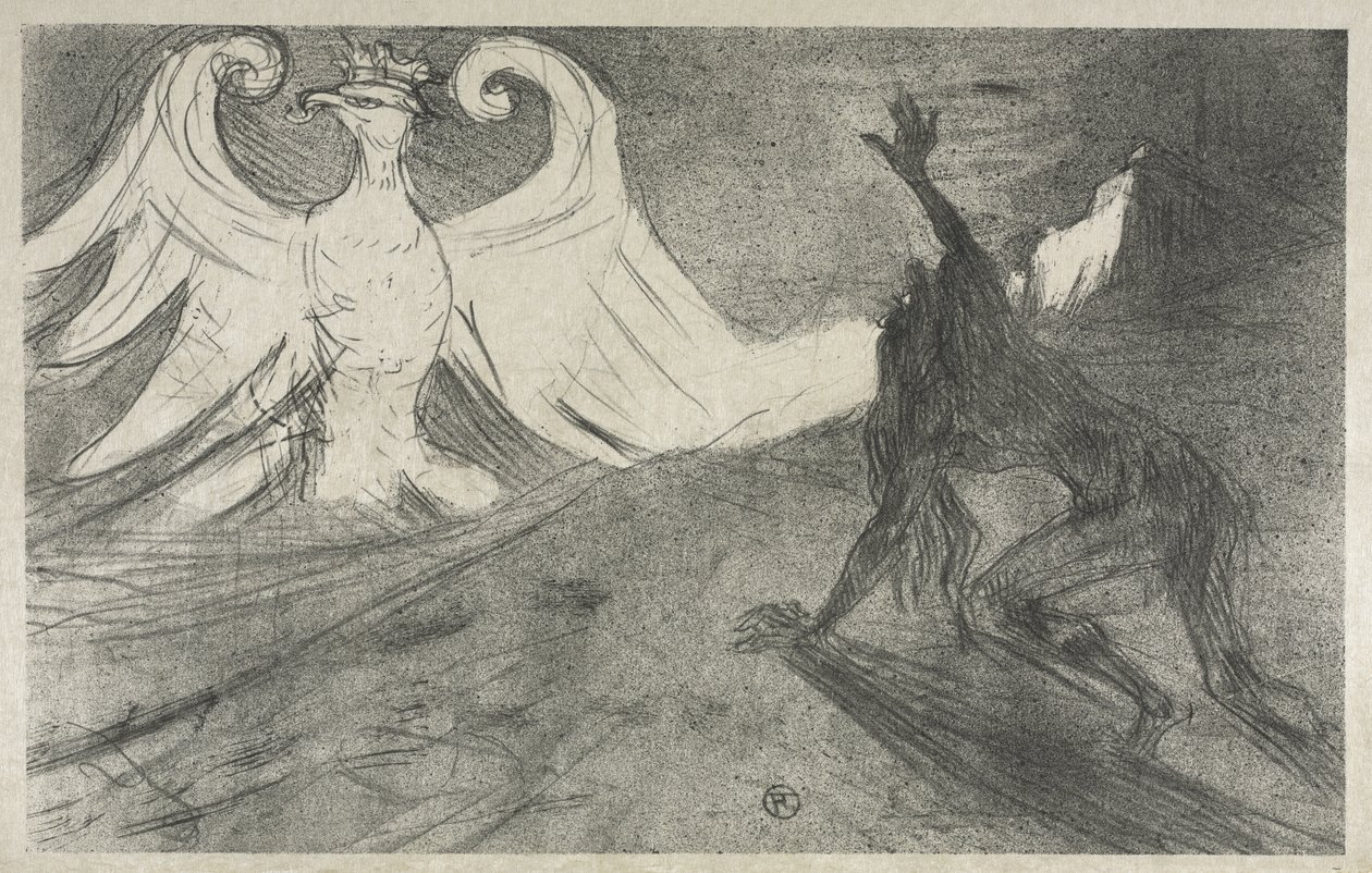 Project for Frontispiece to: At the Foot of Sinai by Henri de Toulouse-Lautrec