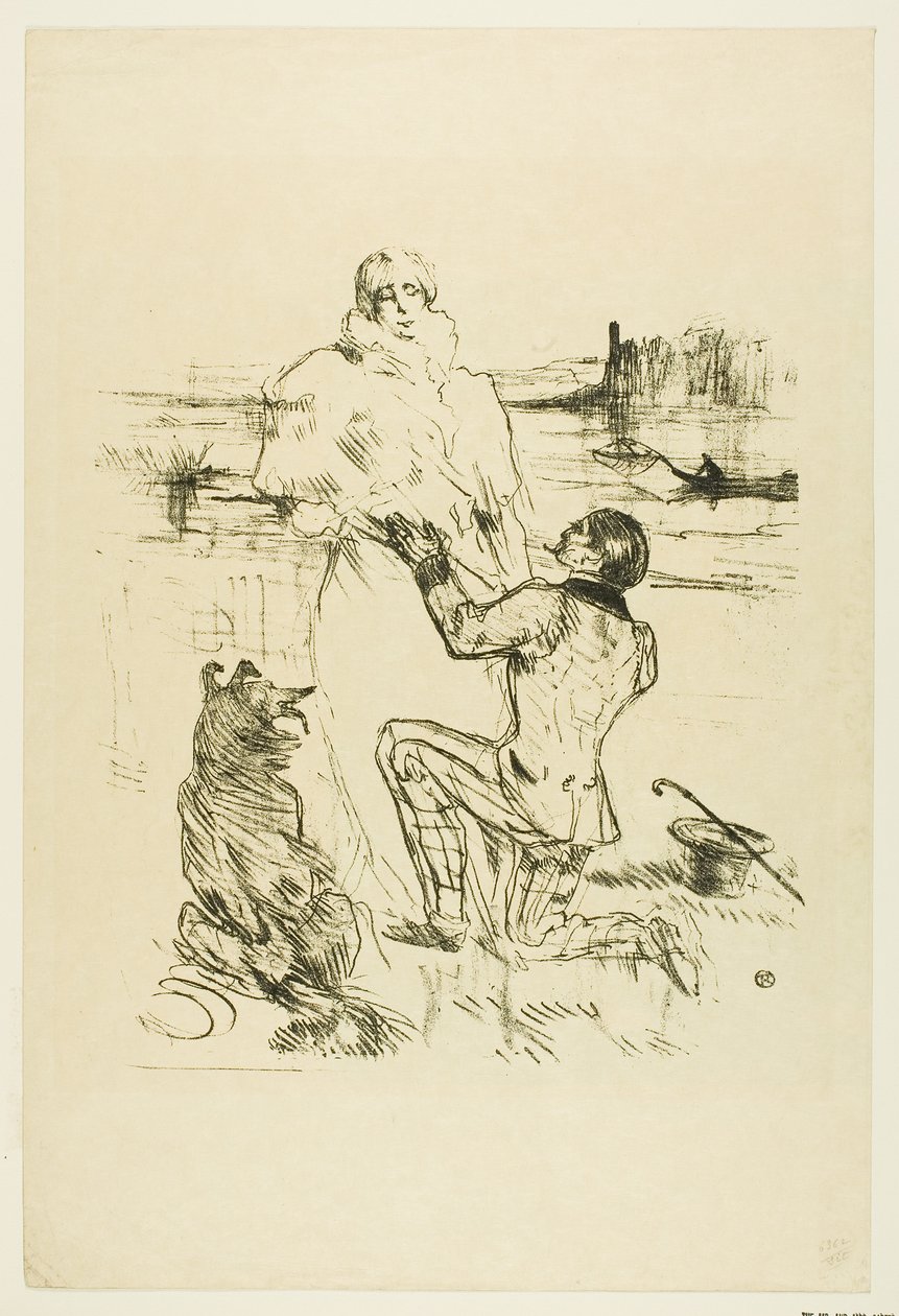Proposal (first plate) by Henri de Toulouse-Lautrec