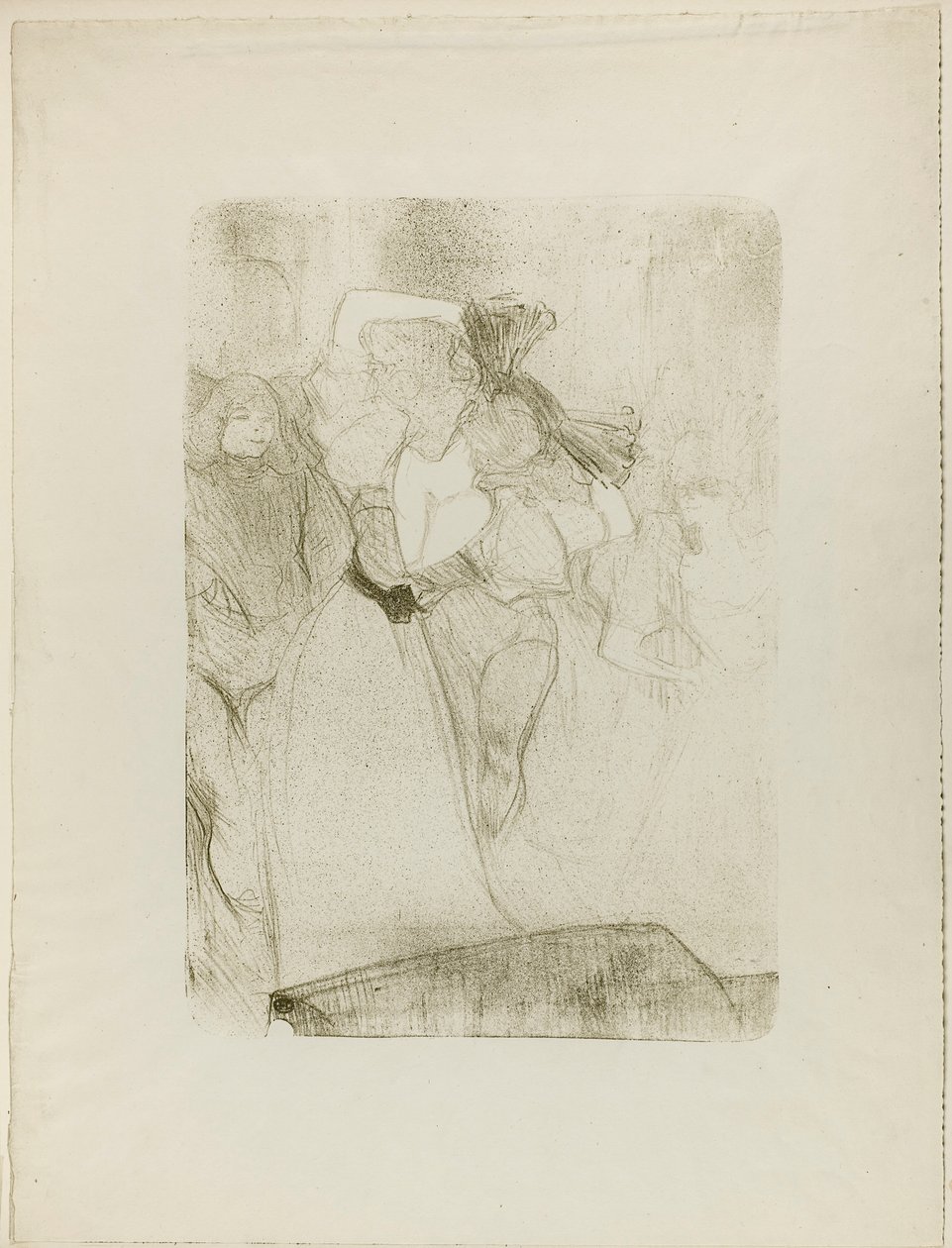 Rear View of Lender Dancing the Bolero in Chilpéric by Henri de Toulouse-Lautrec