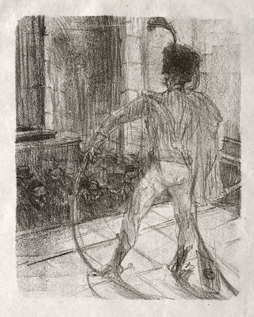 At the Foot of Sinai: Schlomé Fuss at the Synagogue by Henri de Toulouse-Lautrec