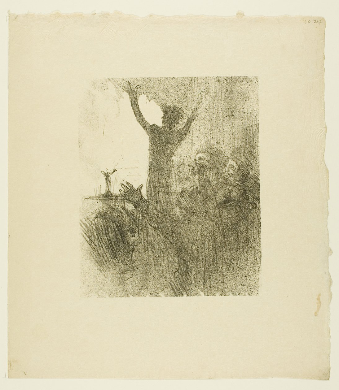 Schlomé Fuss in the Synagogue, from 
