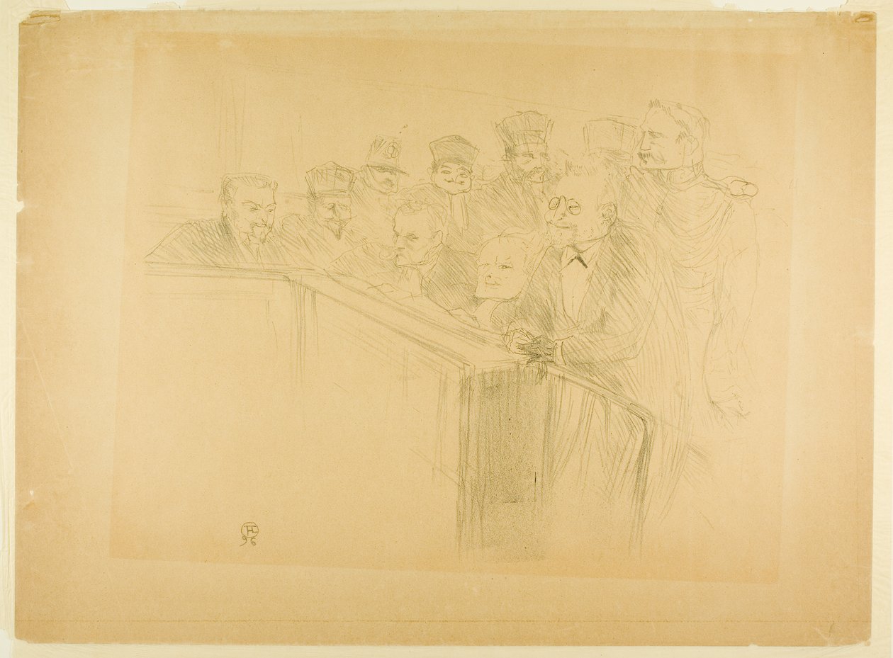 The Arton Trial (First Plate) by Henri de Toulouse-Lautrec
