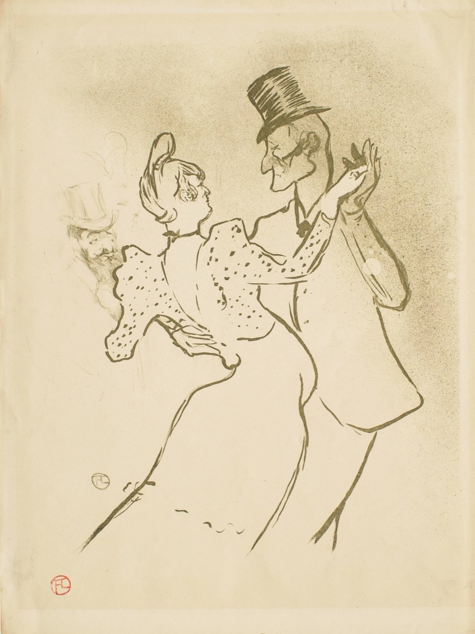 The Glutton (La Goulue) by Henri de Toulouse-Lautrec