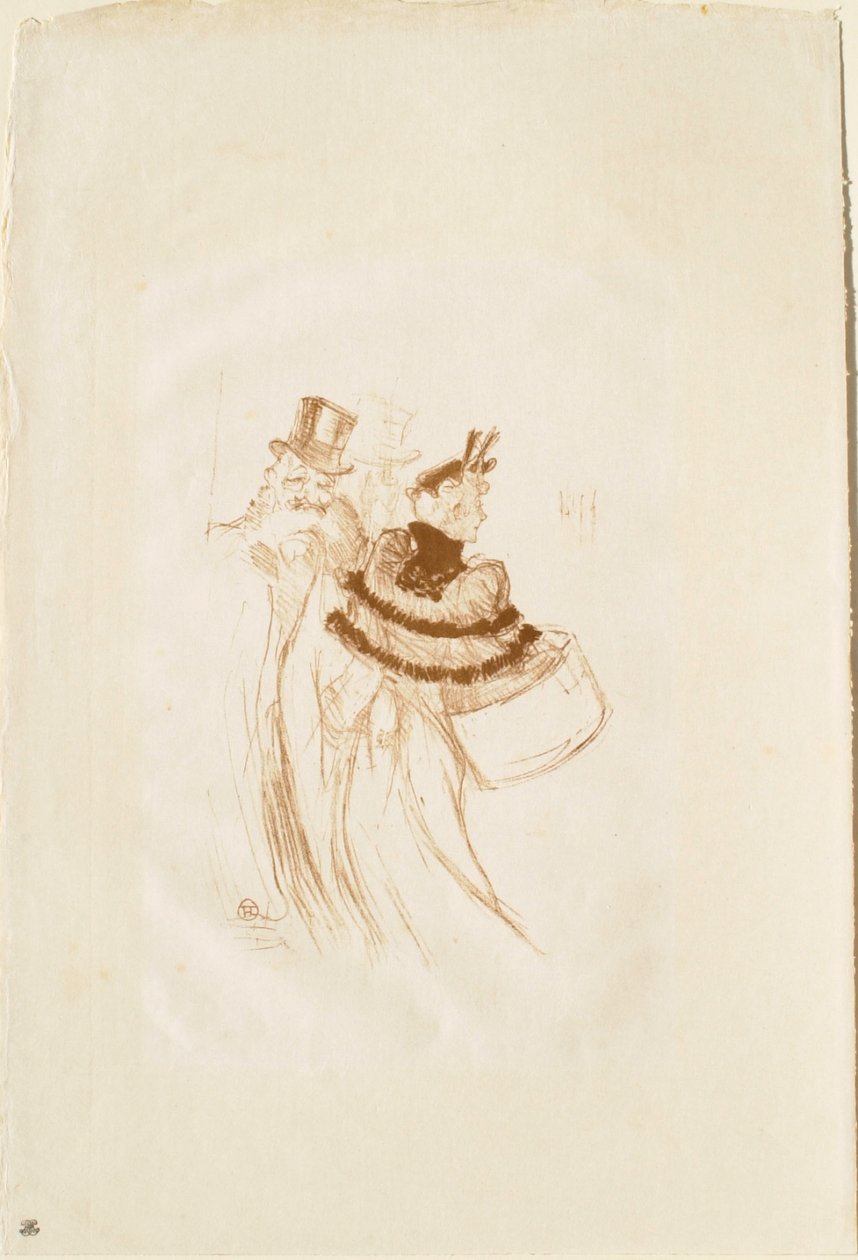 The Old Gentlemen by Henri de Toulouse-Lautrec