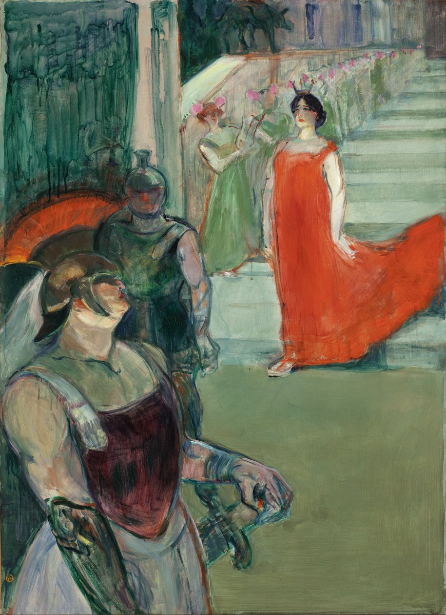 The Opera "Messalina" at Bordeaux by Henri de Toulouse-Lautrec