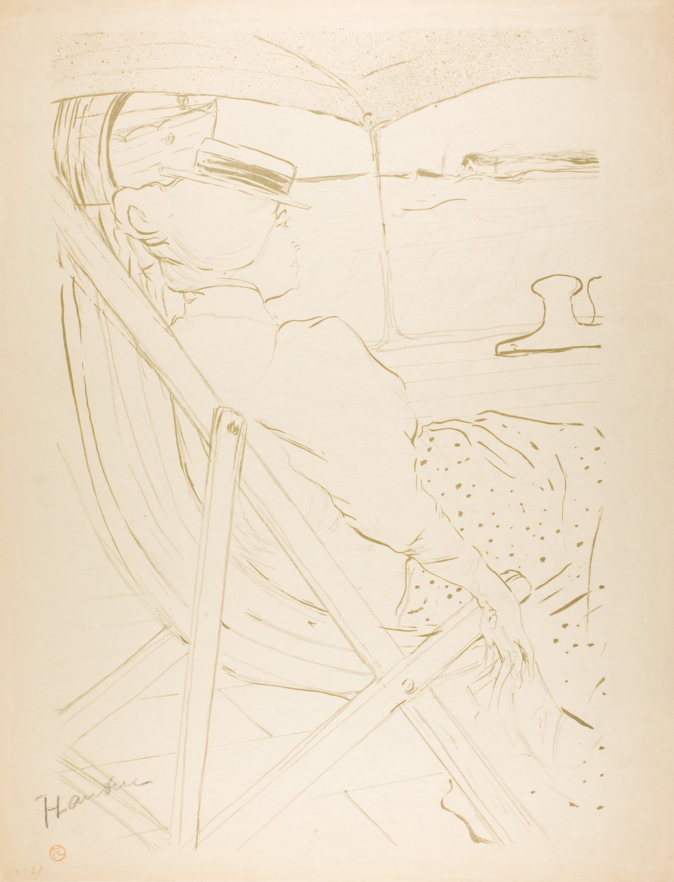 The Passenger in Cabin 54, A Cruise by Henri de Toulouse Lautrec