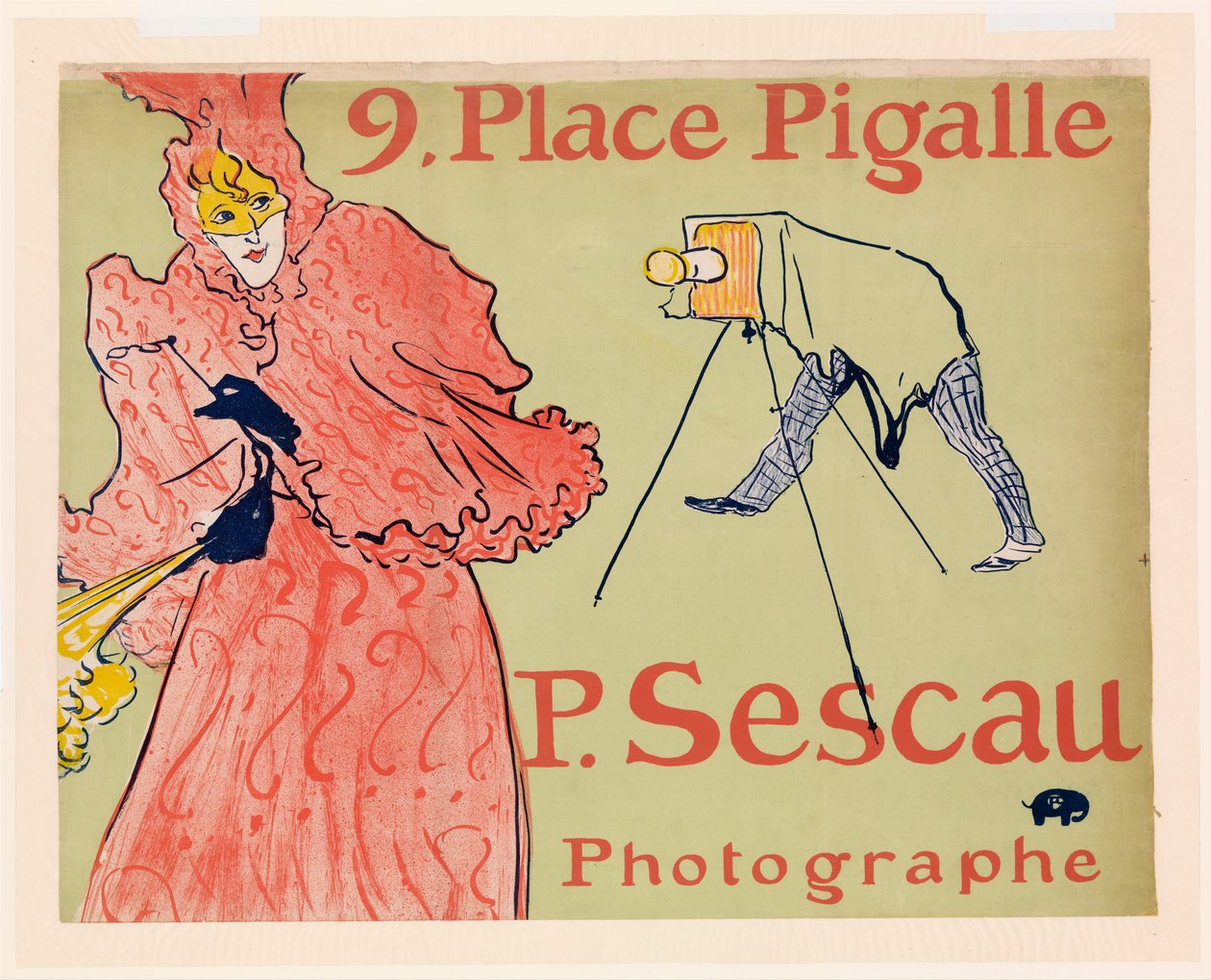 The Photographer Sescau by Henri de Toulouse-Lautrec