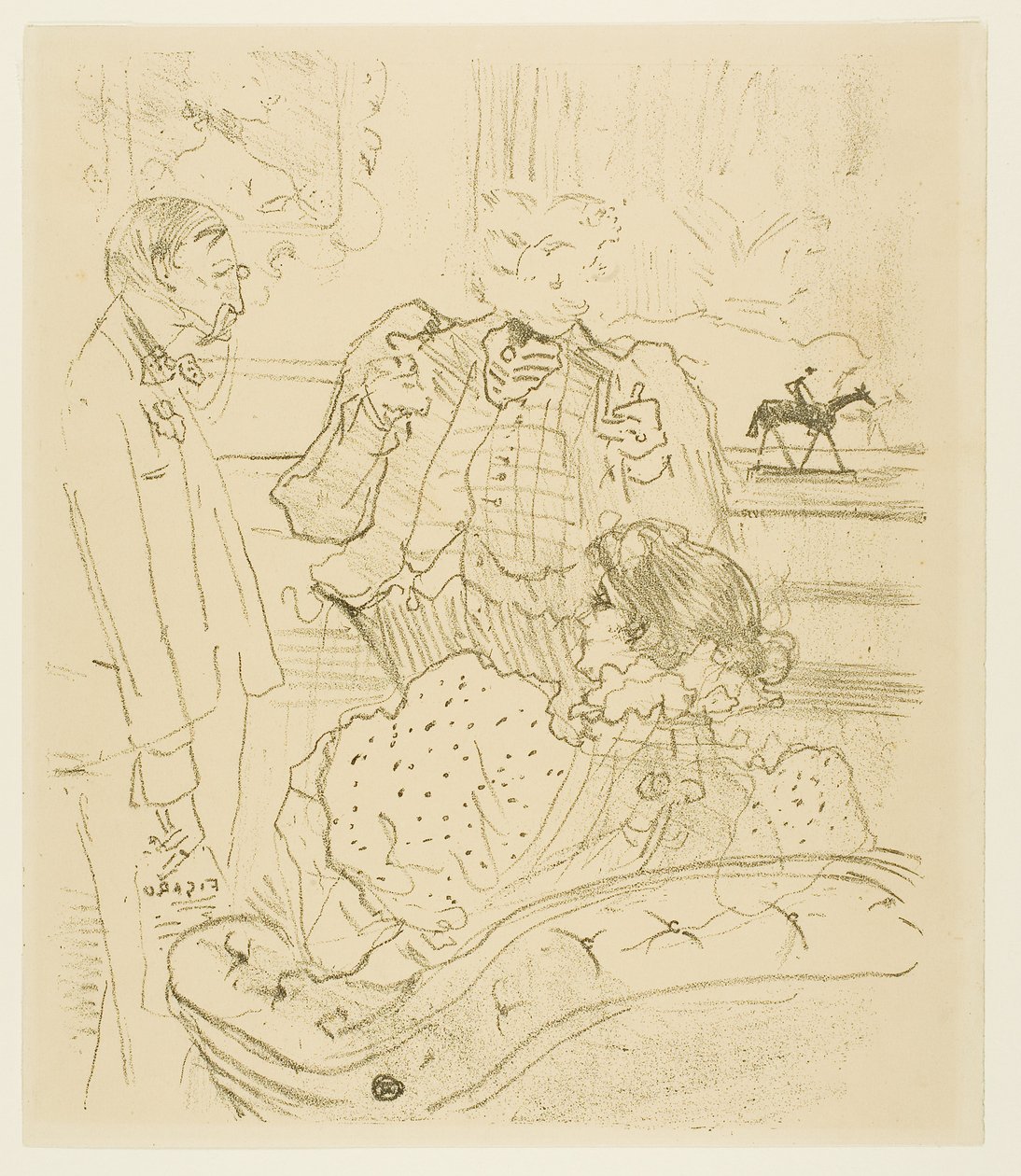 The Pledge by Henri de Toulouse-Lautrec