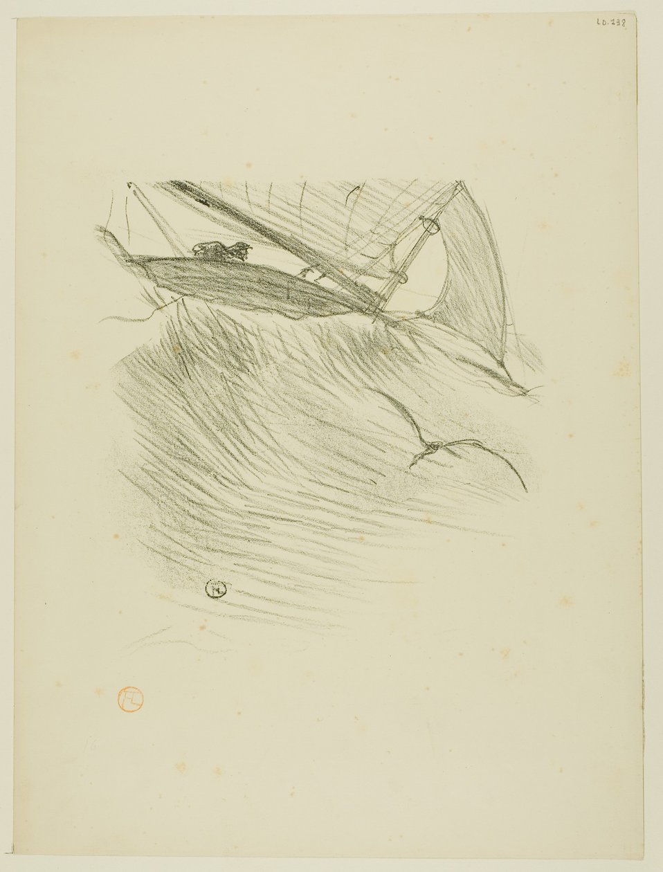 The Sea Swallows, from Mélodies de Désiré Dihau by Henri de Toulouse-Lautrec