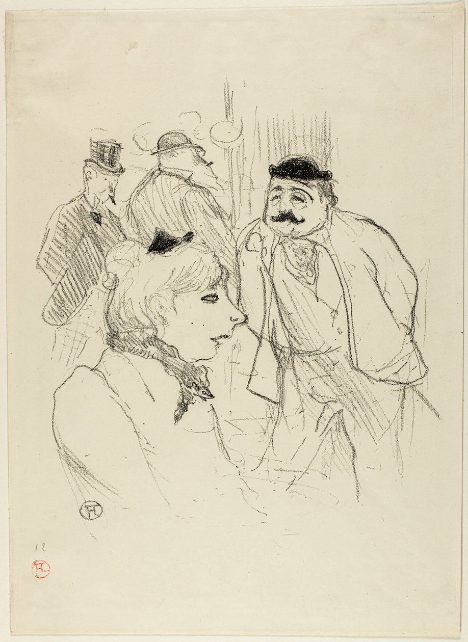 The Stalk—Moulin Rouge by Henri de Toulouse-Lautrec