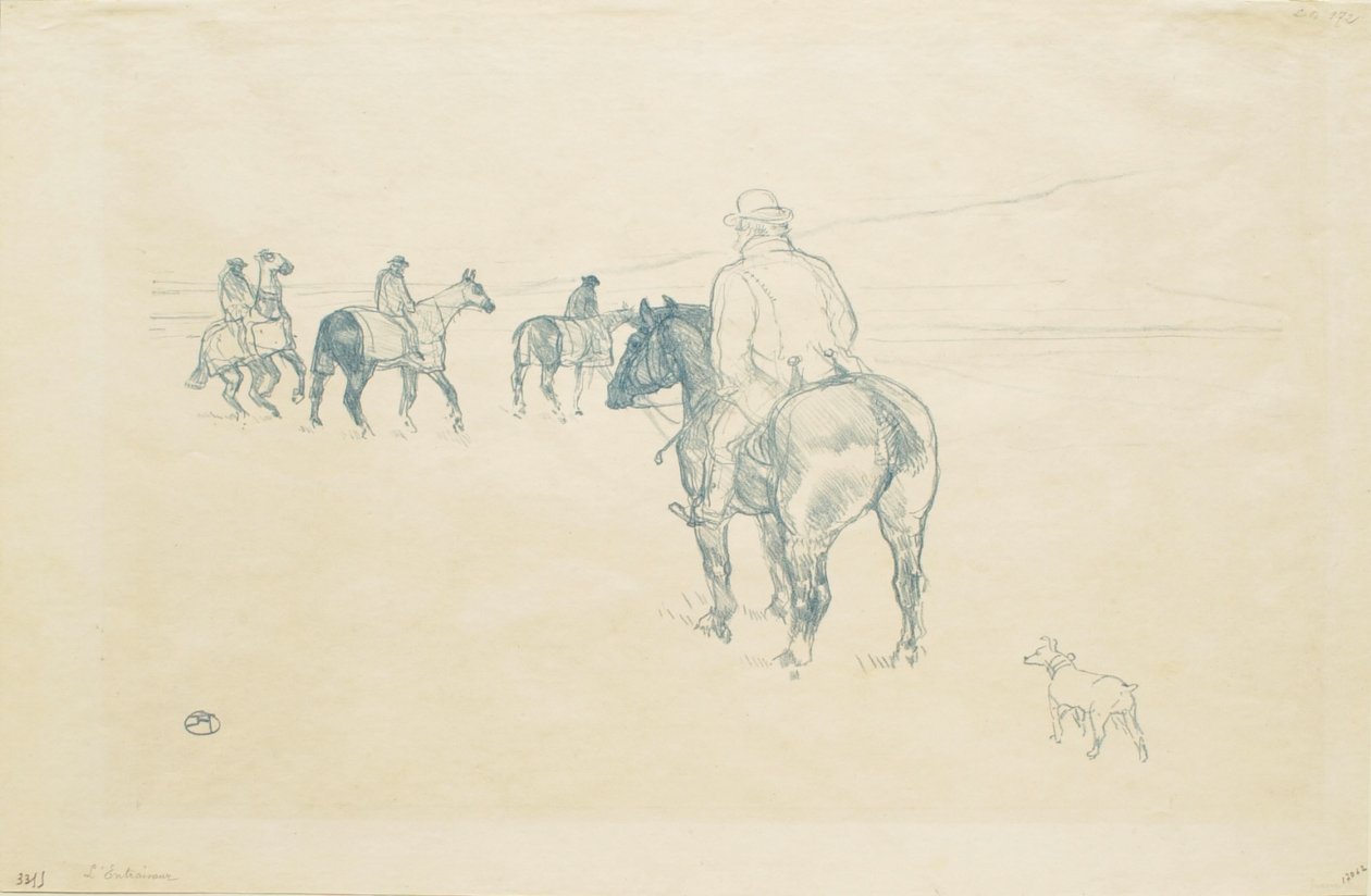 The Trainer by Henri de Toulouse-Lautrec