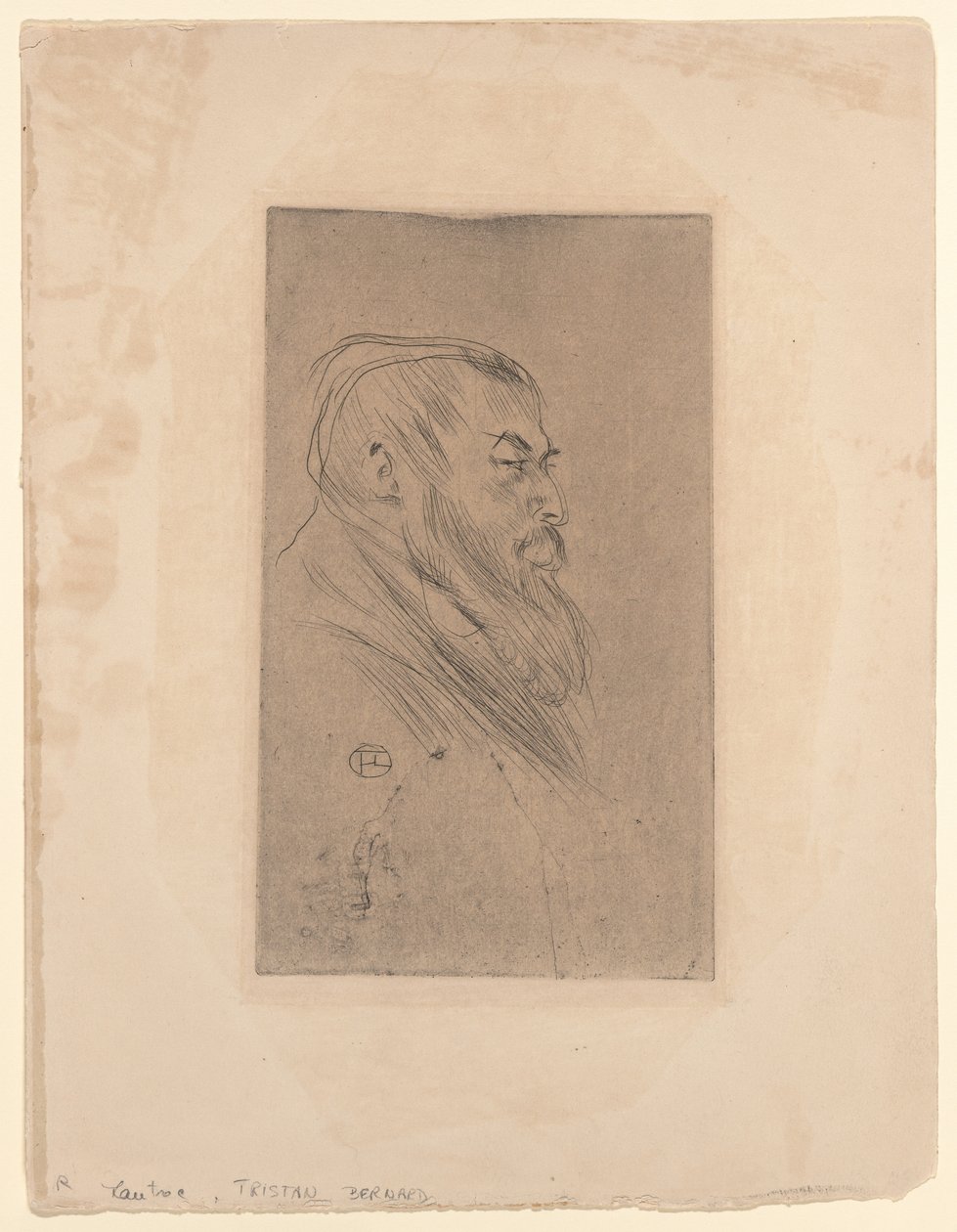 Tristan Bernard by Henri de Toulouse-Lautrec