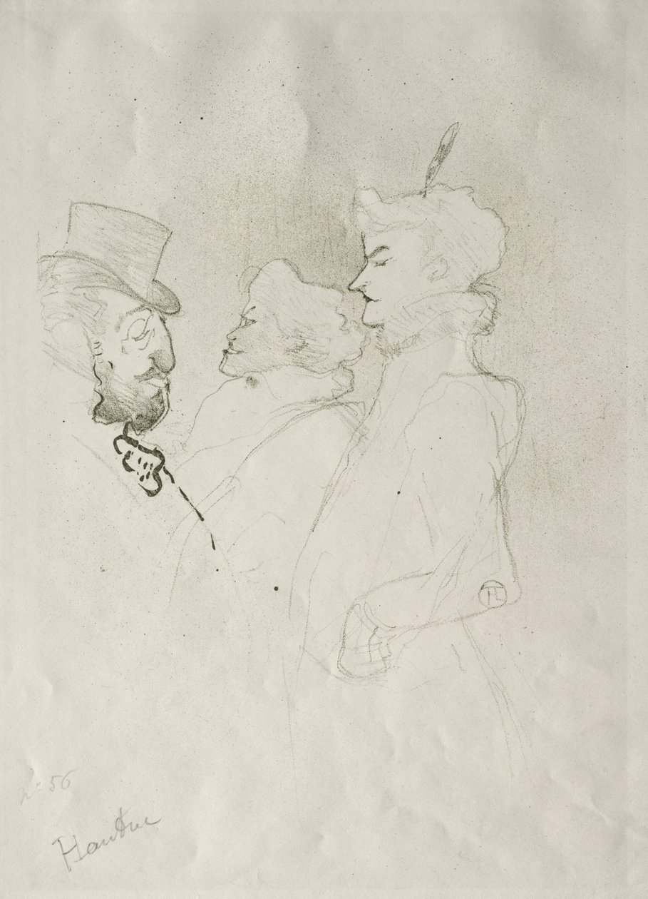 Why Not? Once Does Not Constitute a Habit by Henri de Toulouse-Lautrec