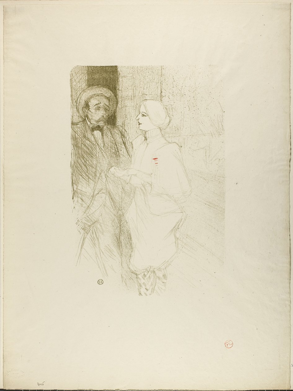 Yahne and Mayer, in The Difficult Age by Henri de Toulouse-Lautrec