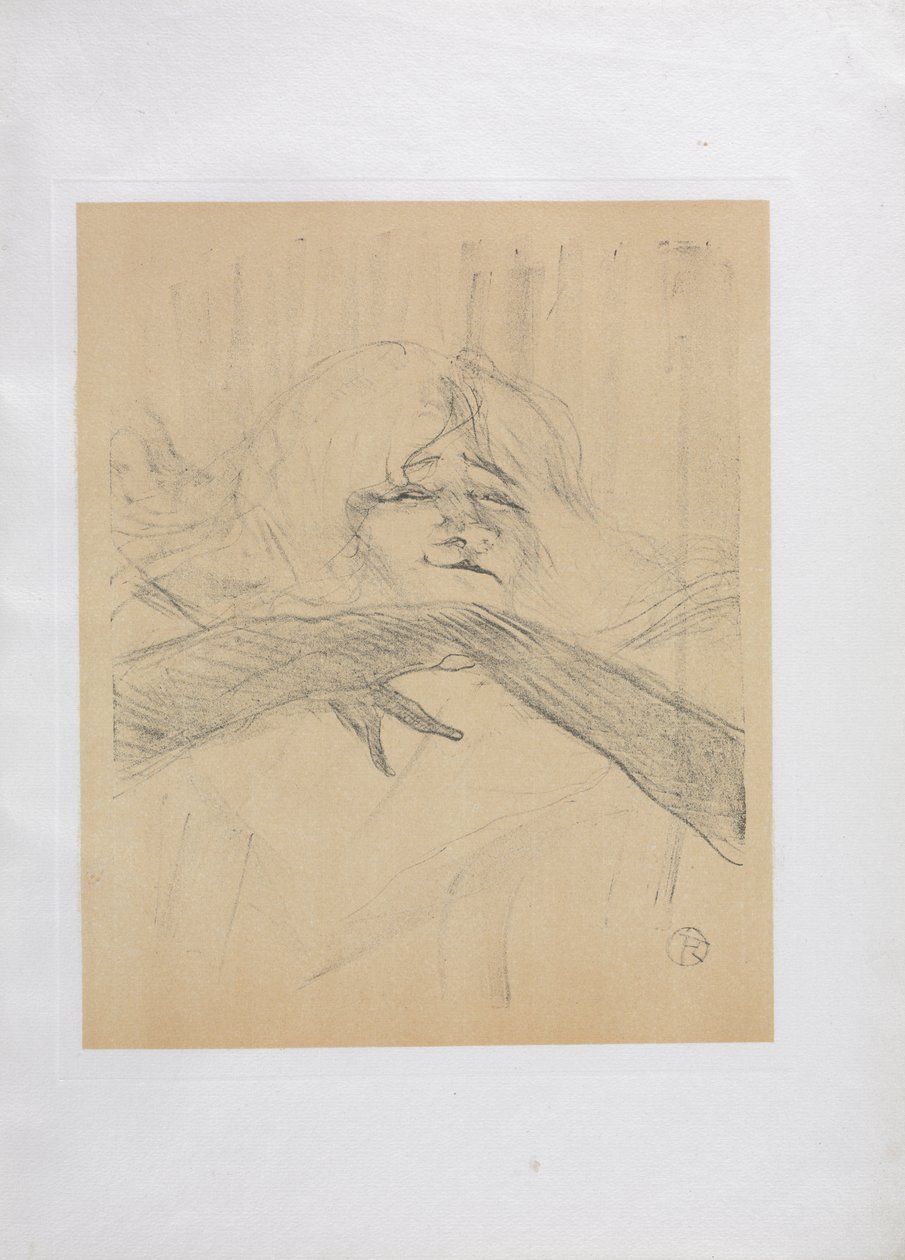 Yvette Guilbert-English Series: Linger Longer Loo by Henri de Toulouse-Lautrec