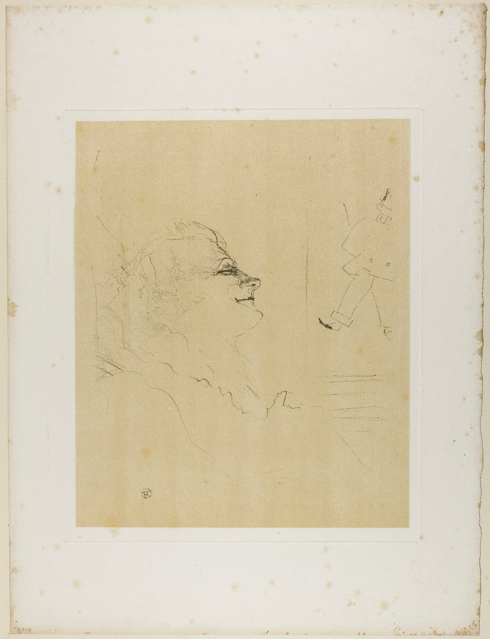 Yvette Guilbert—Pessima from Yvette Guilbert by Henri de Toulouse-Lautrec