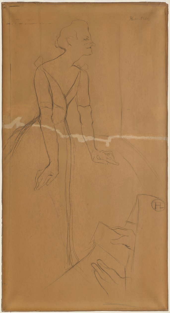 Yvette Guilbert by Henri de Toulouse-Lautrec