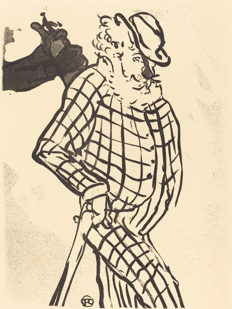 American Singer, 1893 by Henri de Toulouse Lautrec