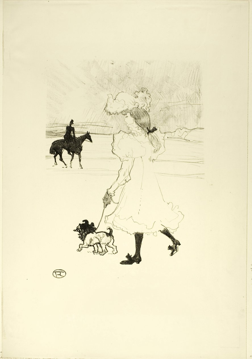 In the Woods by Henri de Toulouse-Lautrec