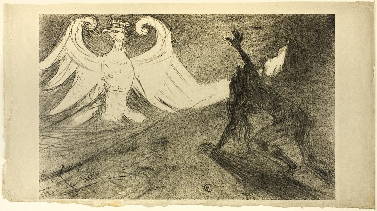 At the Foot of Sinai, Rejected Cover by Henri de Toulouse-Lautrec