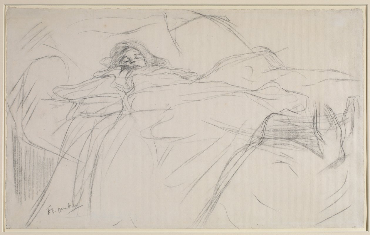 In Bed by Henri de Toulouse Lautrec